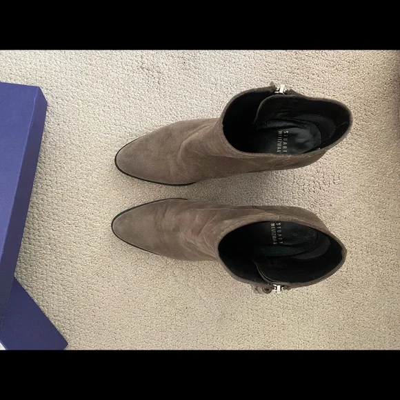 Stuart Weitzman Nuprancing Suede Bootie | Size 9.5 - Picture 5 of 7